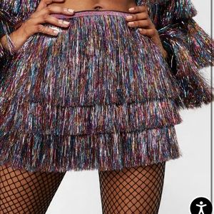 Nasty Gal Fringe Skirt